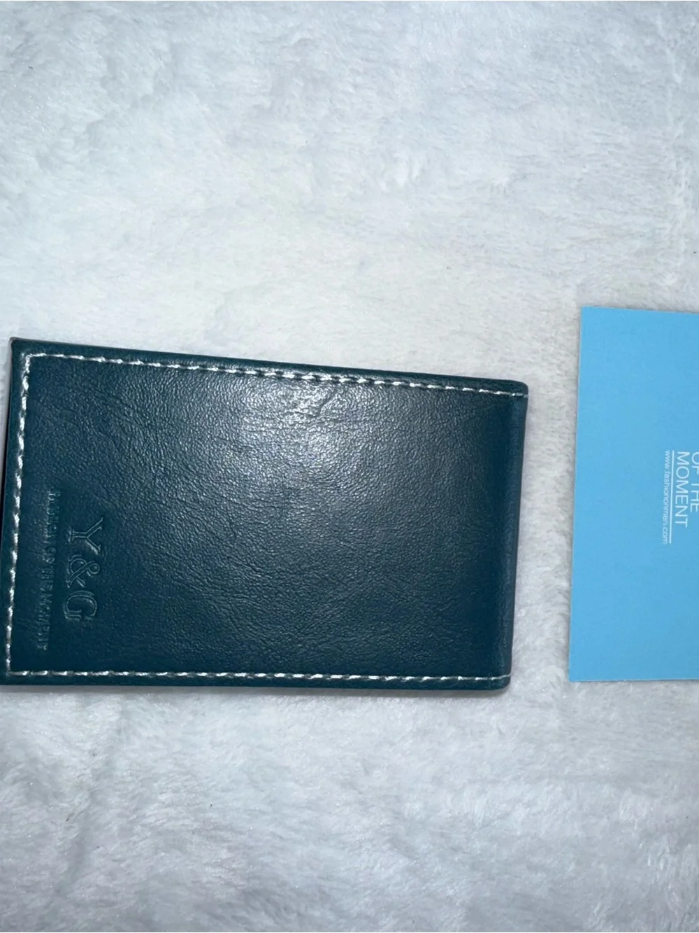 Men’s Teal Card & Key Holder